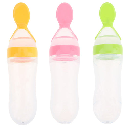 Baby Squeeze & Feed Spoon Bottle